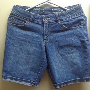 SONOMA WOMEN'S MID RISE SHORT